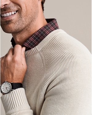 Rib Crewneck Sweater