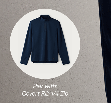 Covert Rib 1/4 Zip