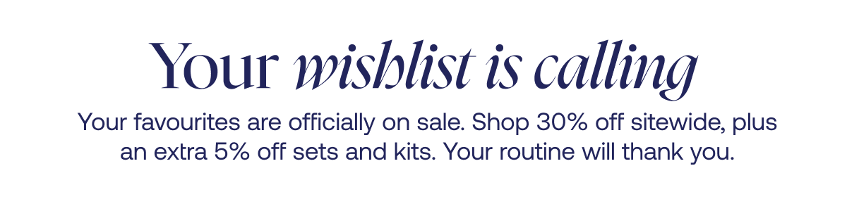 Your wishlist is calling...