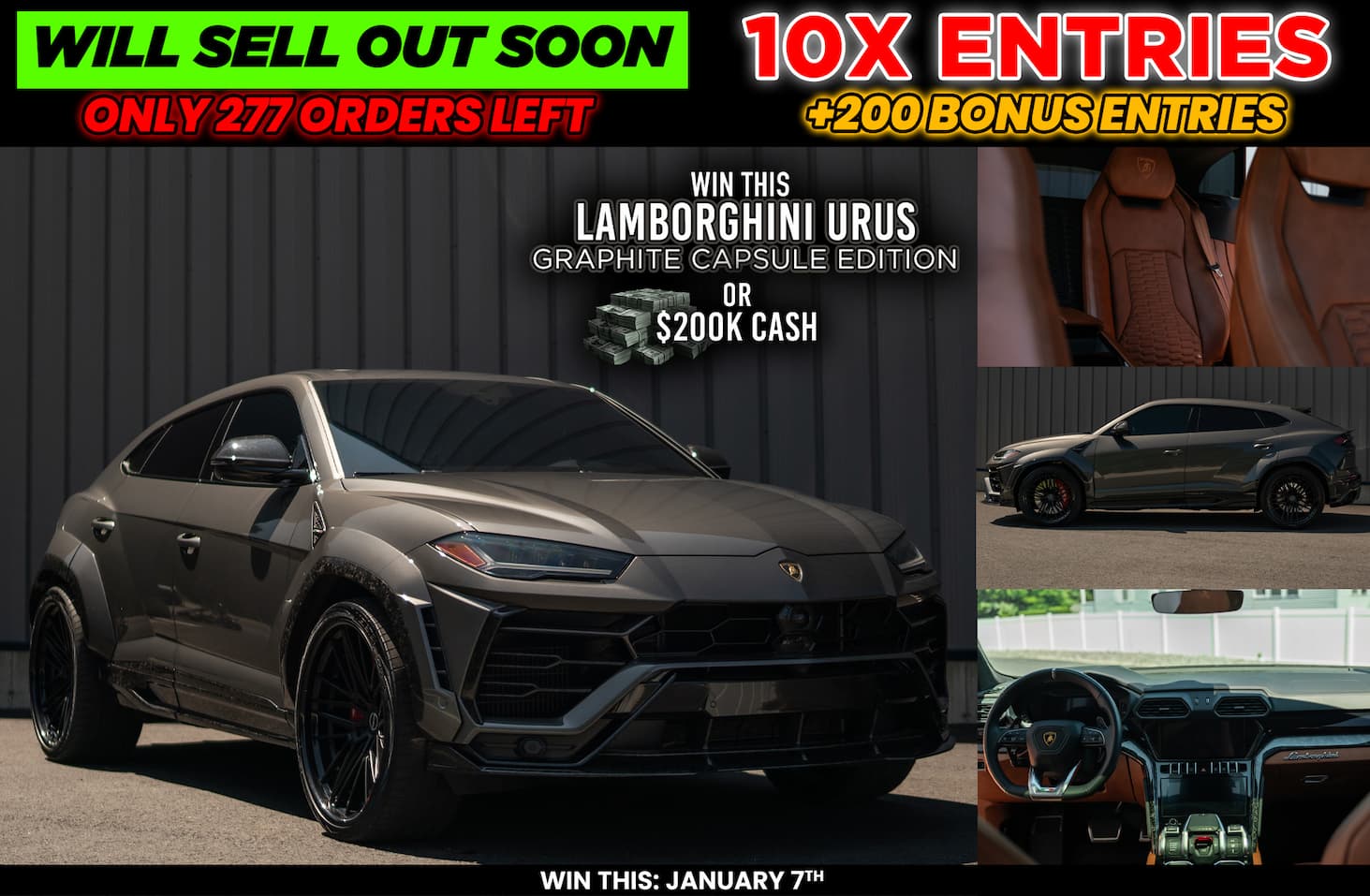 Win This Lamborghini Urus