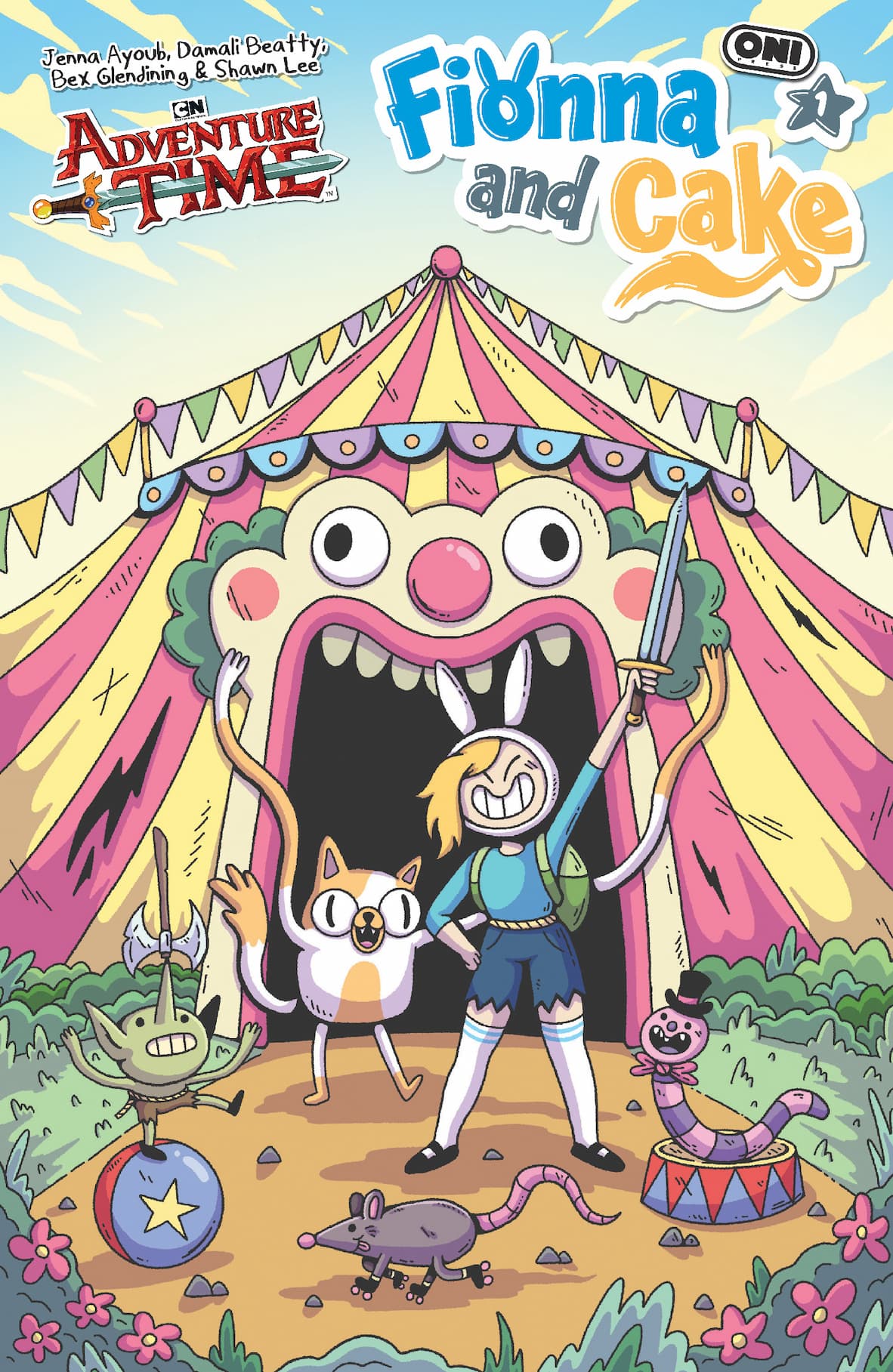 Adventure Time: Fionna and Cake #1 1:10 variant cover by Dakota Cates