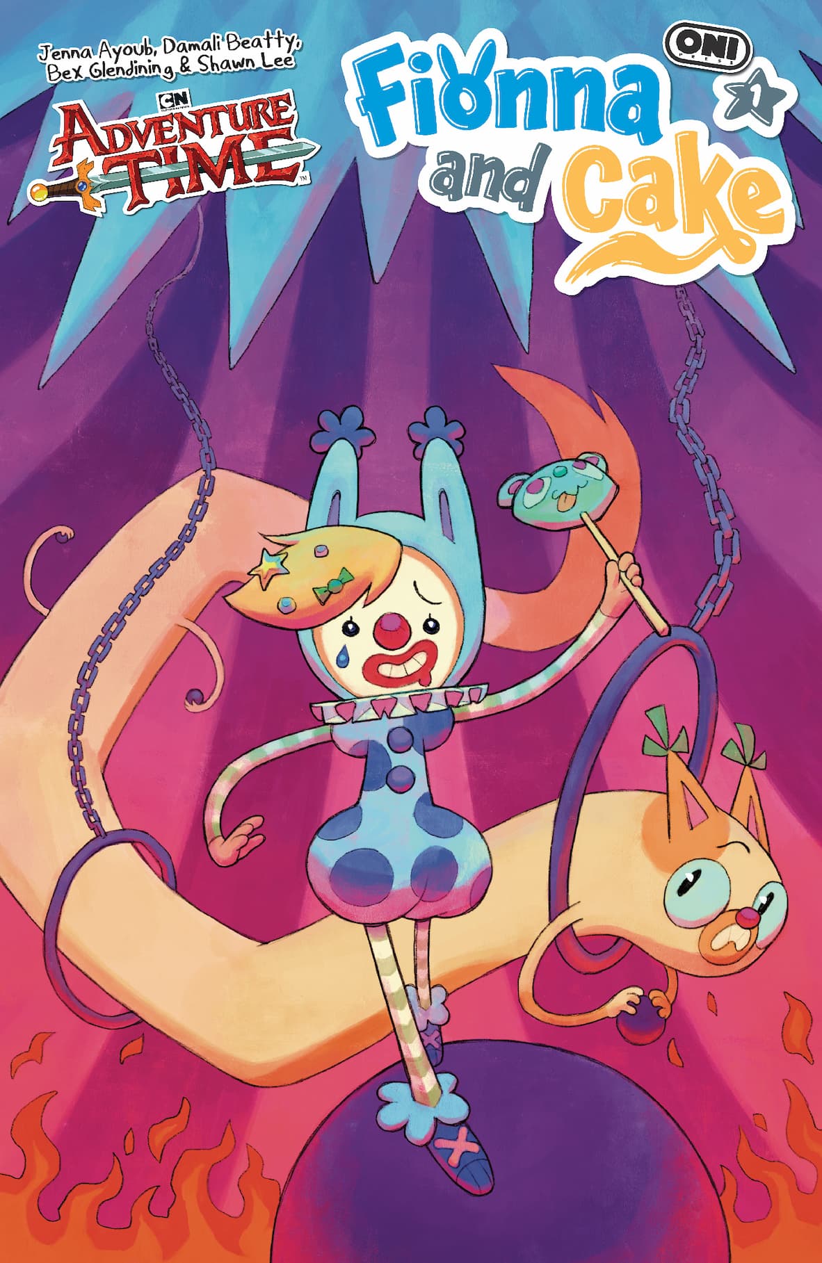 Adventure Time: Fionna and Cake #1 1:20 variant cover by Calculus Homework