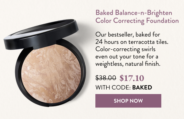 Baked Balance-n-Brighten Color Correcting Foundation | Shop Now