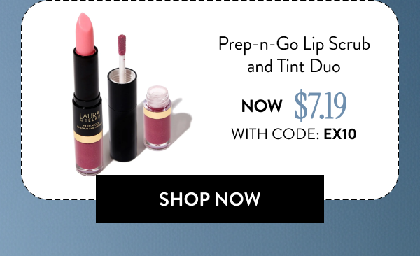 Prep-n-Go Lip Scrub and Tint Duo | Shop Now
