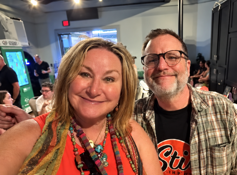 Kate Lumley and Eric Chastain