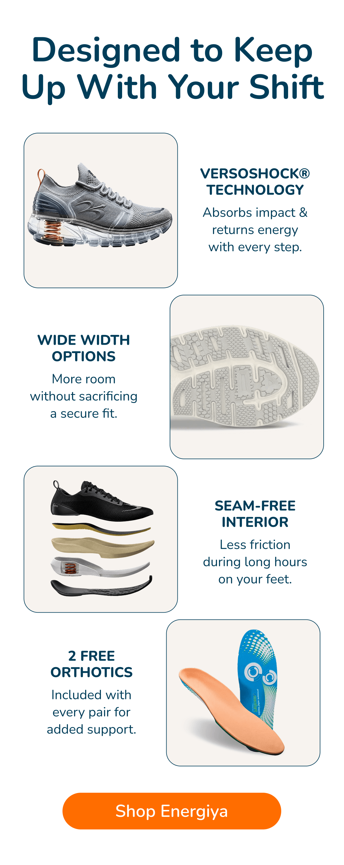 Designed To Keep Up With Your Shift