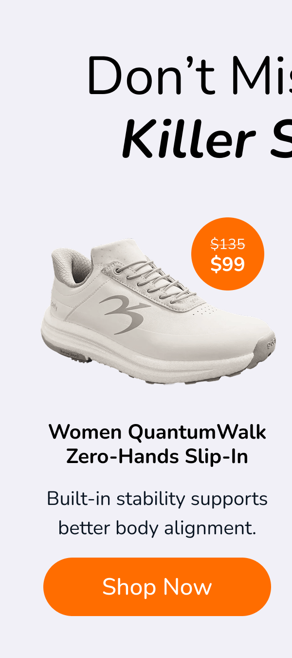 Women QuantumWalk Zero-Hands Slip-In