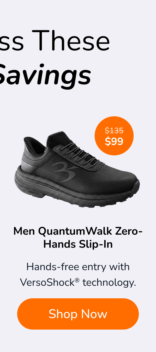 Men QuantumWalk Zero-Hands Slip-In