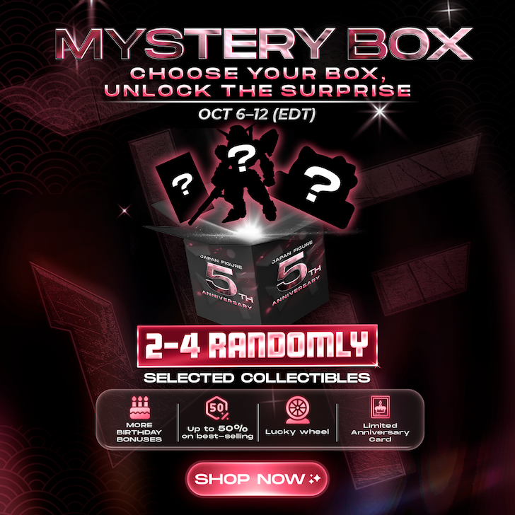 Japan Figure 5th Anniversary Mystery Box | Authentic Japanese Collecti