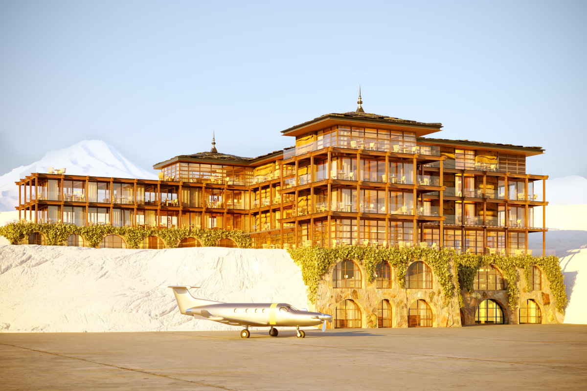 Lily of the Valley Courchevel, rendering