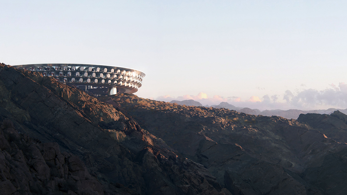 Raffles Trojena, rendering