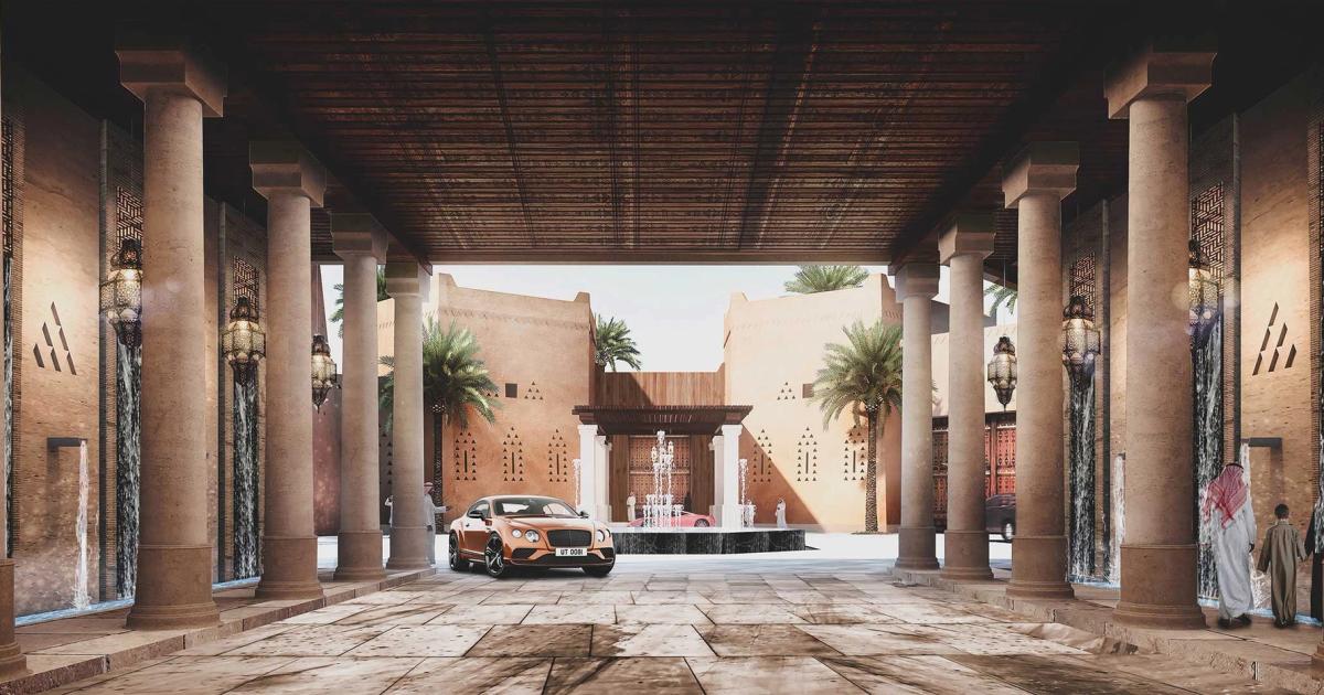 Rosewood Diriyah, rendering