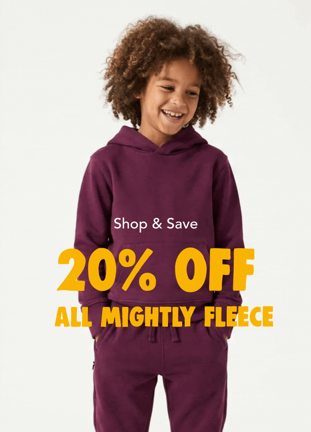 MIGHTLY FLEECE 20% OFF