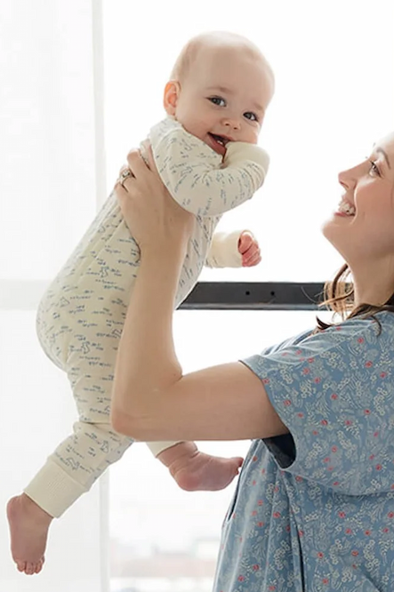 100% Organic Cotton One-piece Baby Pajamas: Bloom & Burrow Collection