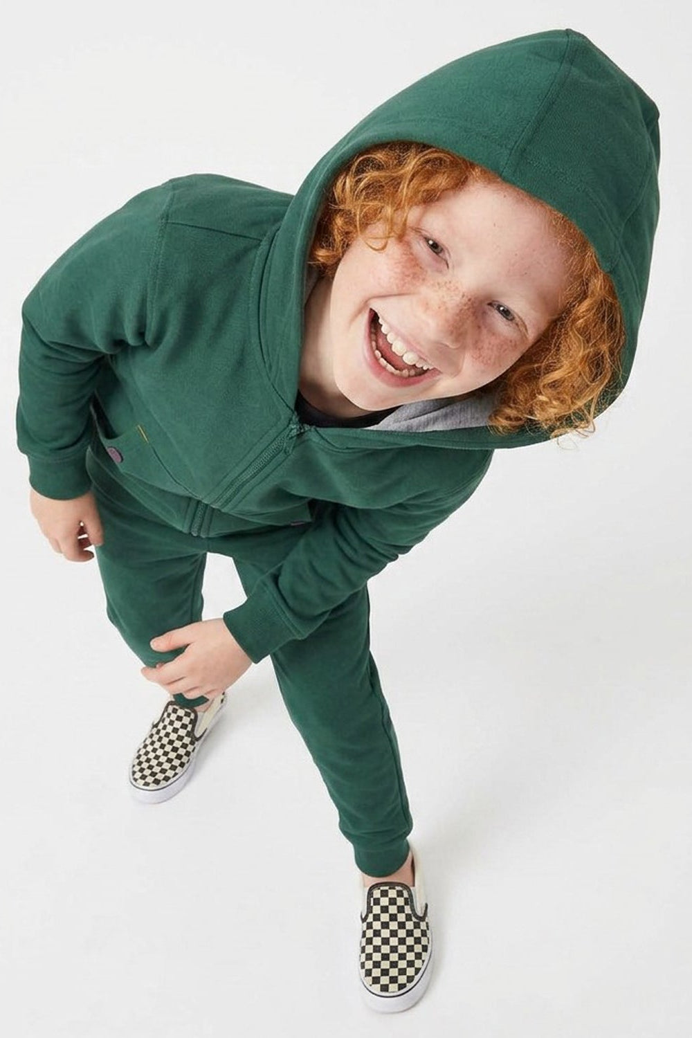 ORGANIC COTTON ZIP UP HOODIE