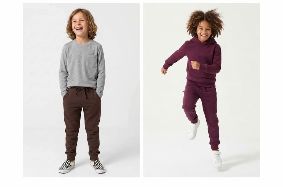 Kids Pants: Organic Cotton Sweatpants: Bramblewood Collection