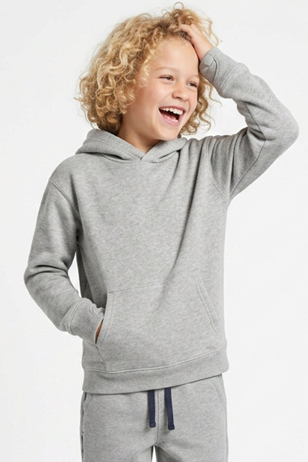 Kids Organic Cotton Pullover Hoodie.