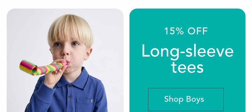 Shop boys- long sleeve tees