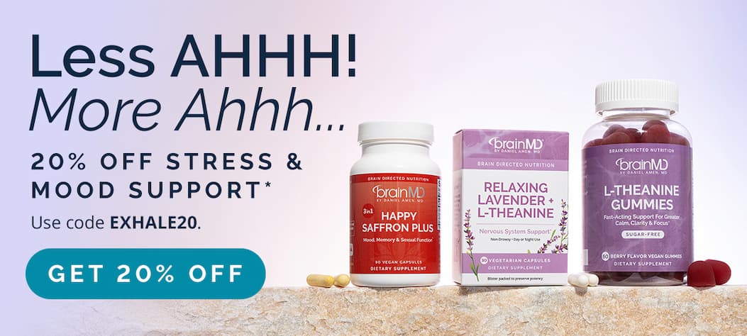 20% off stress and mood support with code EXHALE20