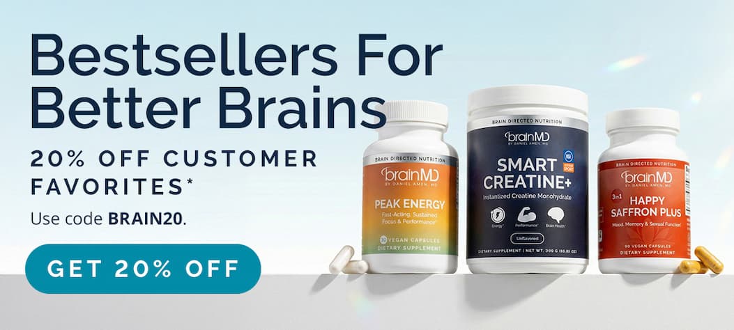 Bestsellers for better brains. 20% off customer favorites. Use code BRAIN20