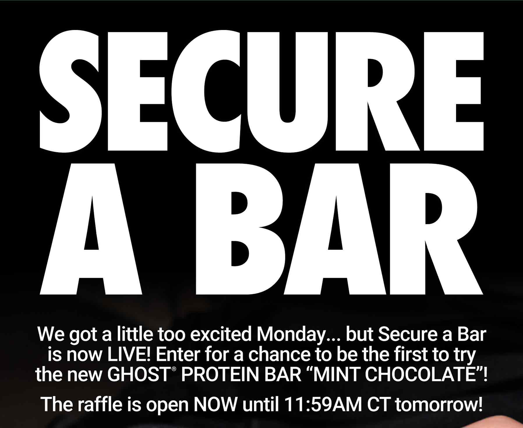 SECURE A PROTEIN BAR