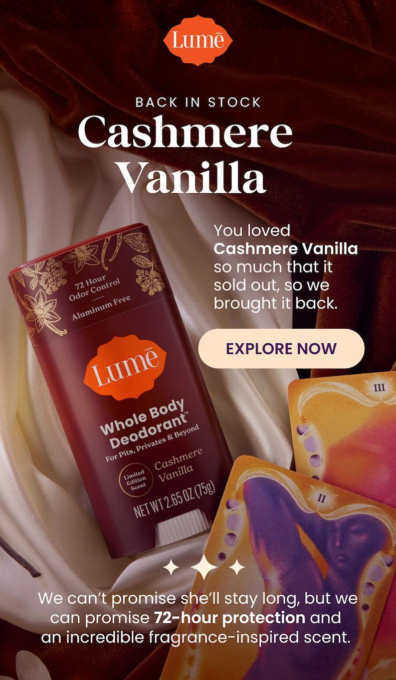 Back in Stock: Cashmere Vanilla Explore Now