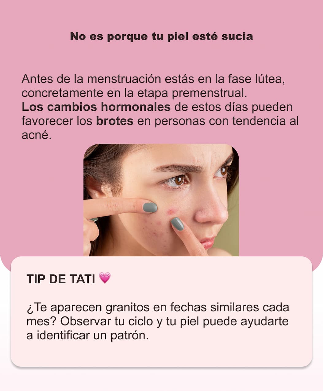 ¿Granitos antes de la regla? — 7