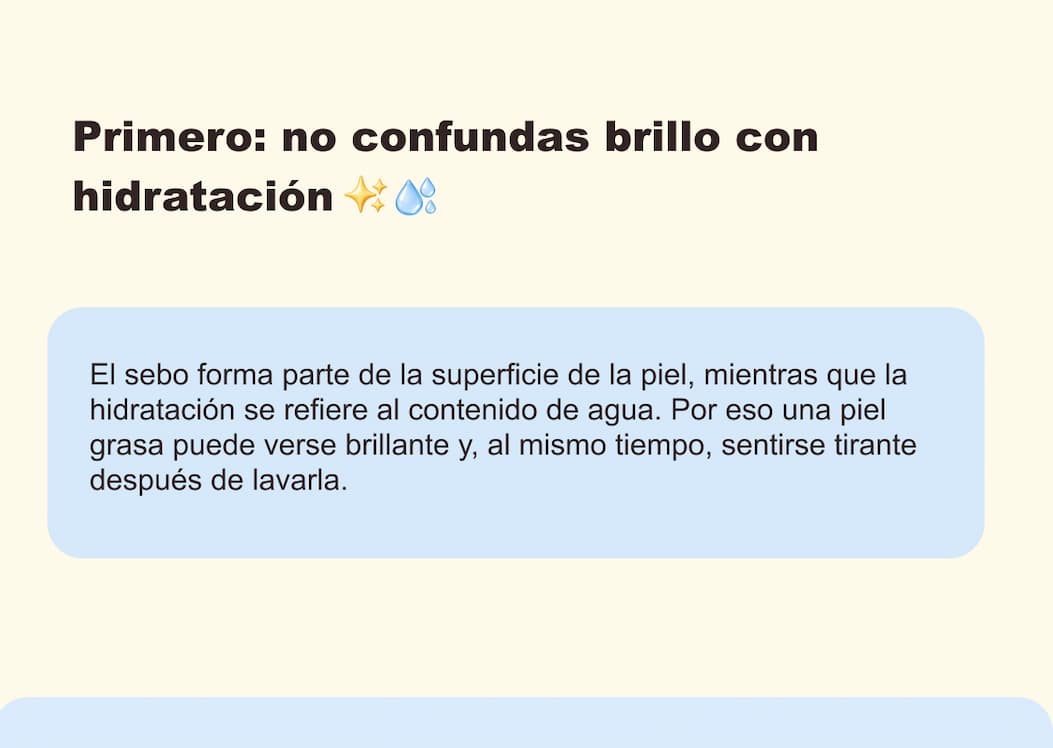 ¿Tu piel es grasa? No significa que debas saltarte la hidratante. — 4