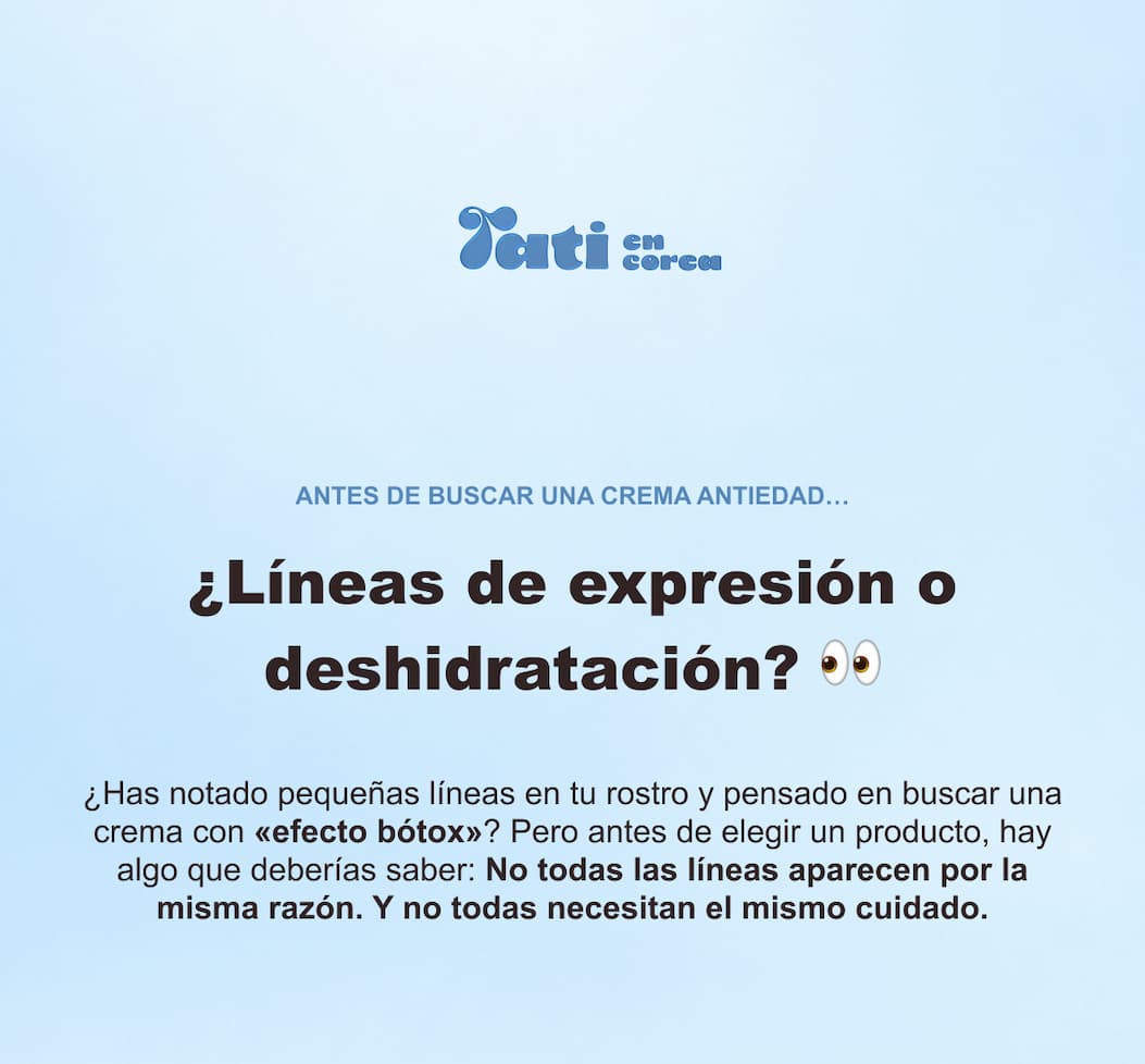 ¿Líneas de expresión o deshidratación? — 1