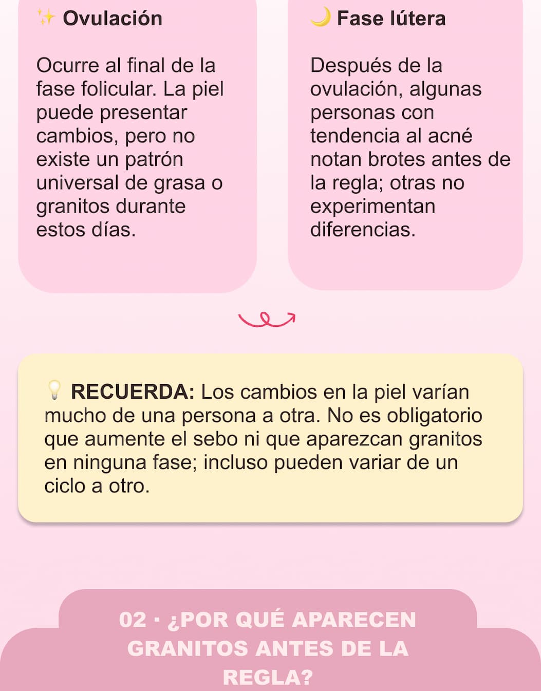 ¿Granitos antes de la regla? — 6