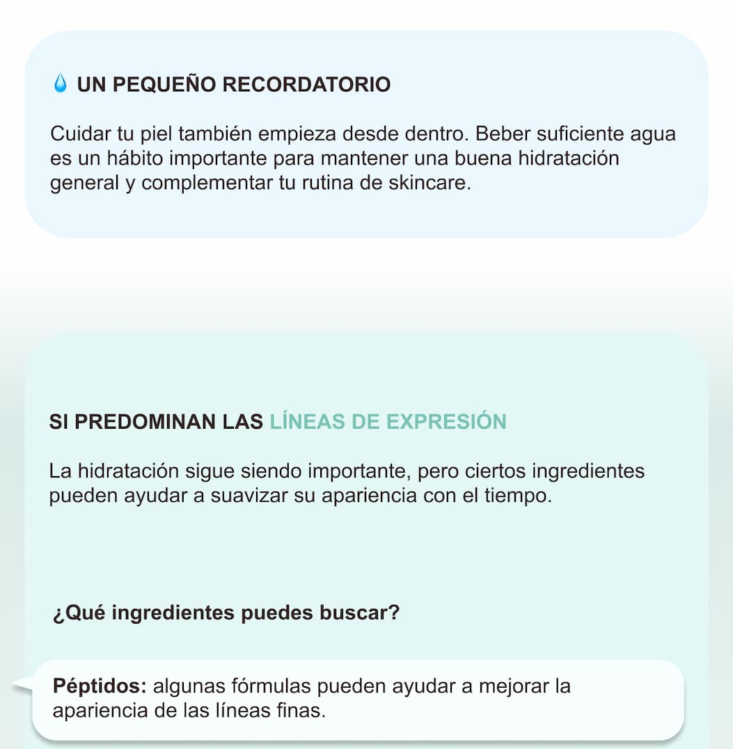 ¿Líneas de expresión o deshidratación? — 7