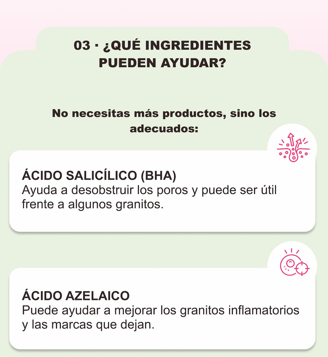 ¿Granitos antes de la regla? — 8