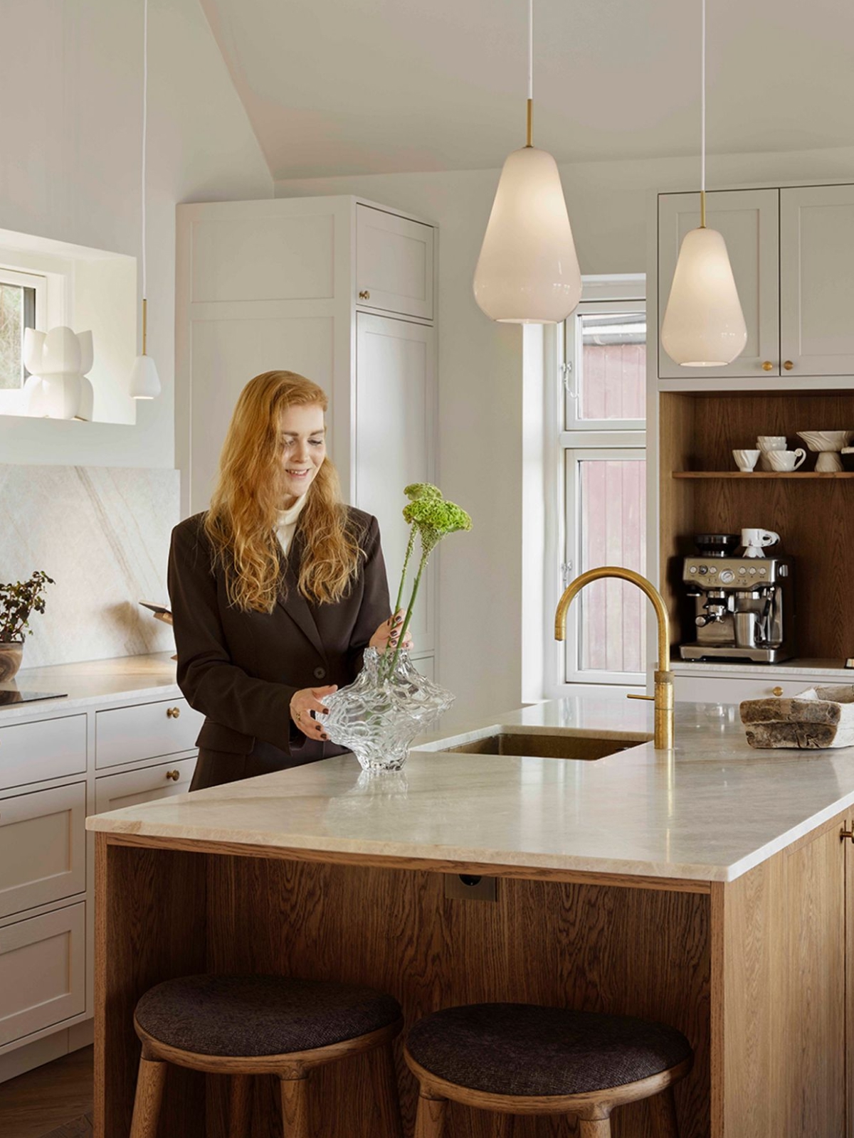 Julie Brandhøj lives with her family in the small town of Hjarbæk.