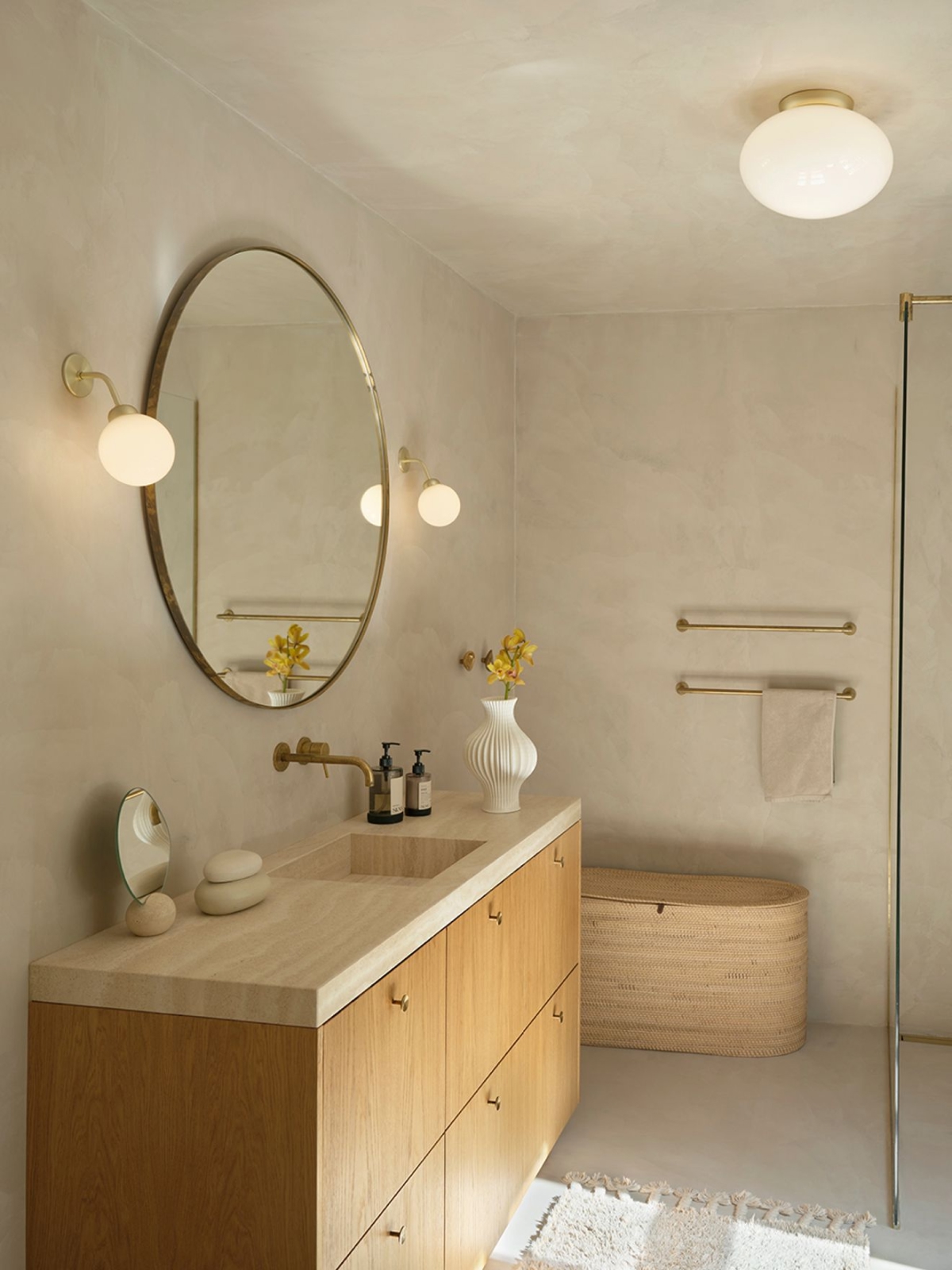 The Rizzatto 301 ceiling lamp provides even, ambient light