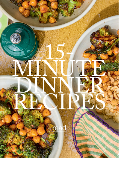 15-MINUTE DINNER RECIPES