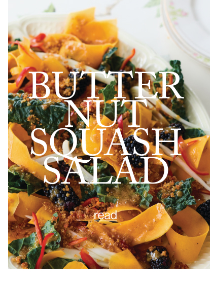 butter nut squash salad