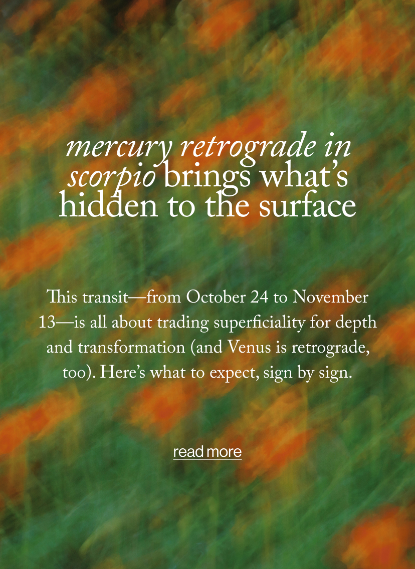 mercury retrograde in scorpio brings what’s hidden to the surface