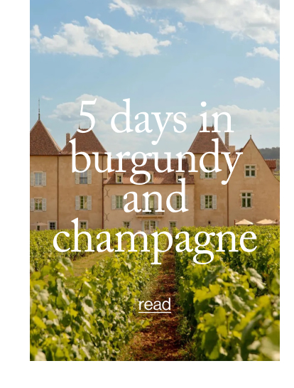 5 Days in Burgundy and Champagne