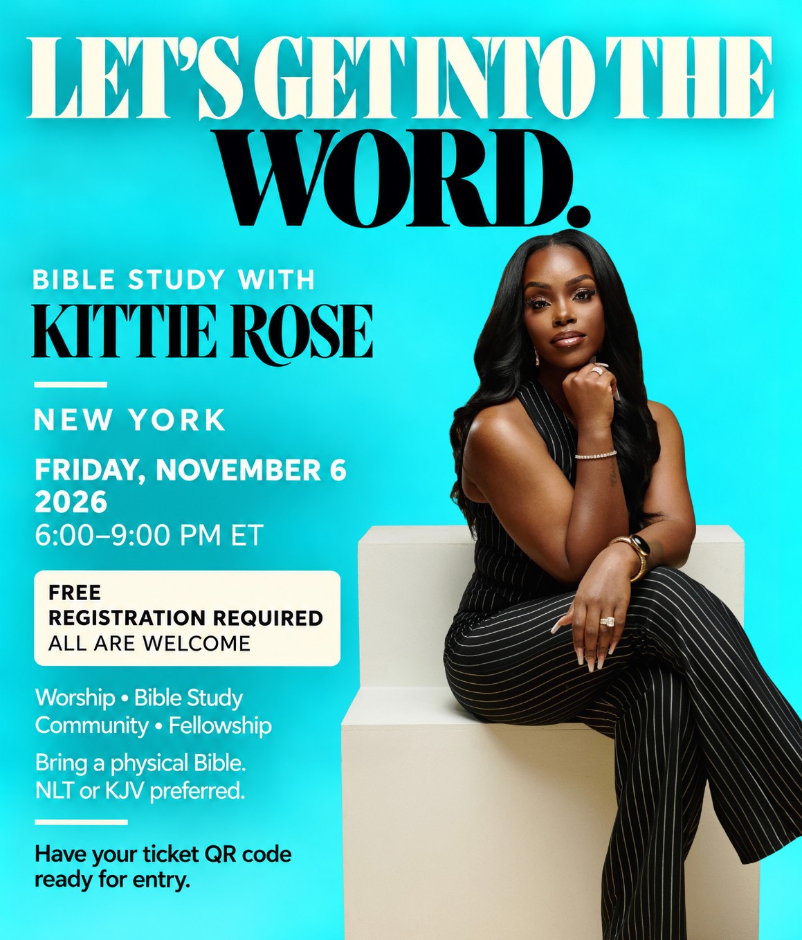 Let’s Get Into The Word — New York, November 6, 2026