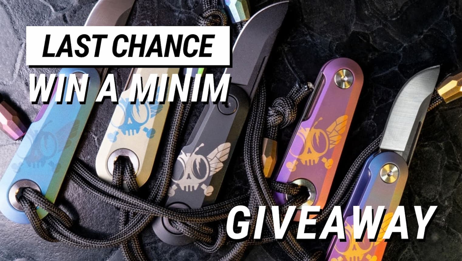 Win an anodized Minim from Flytanium. Win an anodized Minim from Flytanium.
