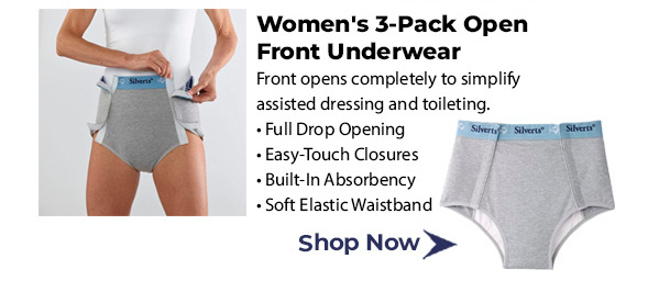 Women's 3-Pack Open Front Underwear