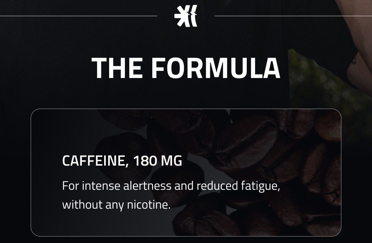 Caffeine, 180 mg