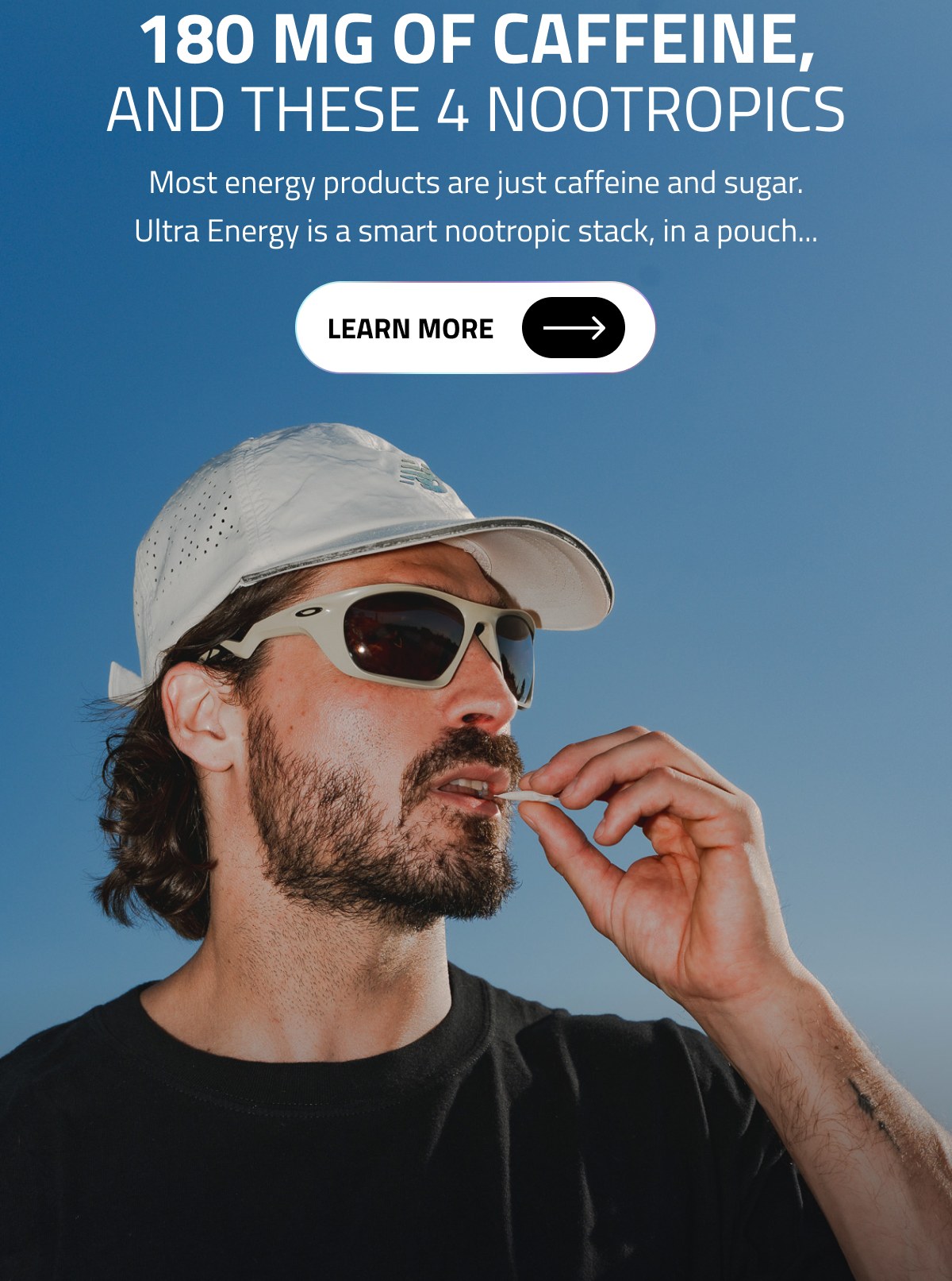 180 Mg Of Caffeine, And These 4 Nootropics Most Energy Products Are Just Caffeine And Sugar. | Learn More 
