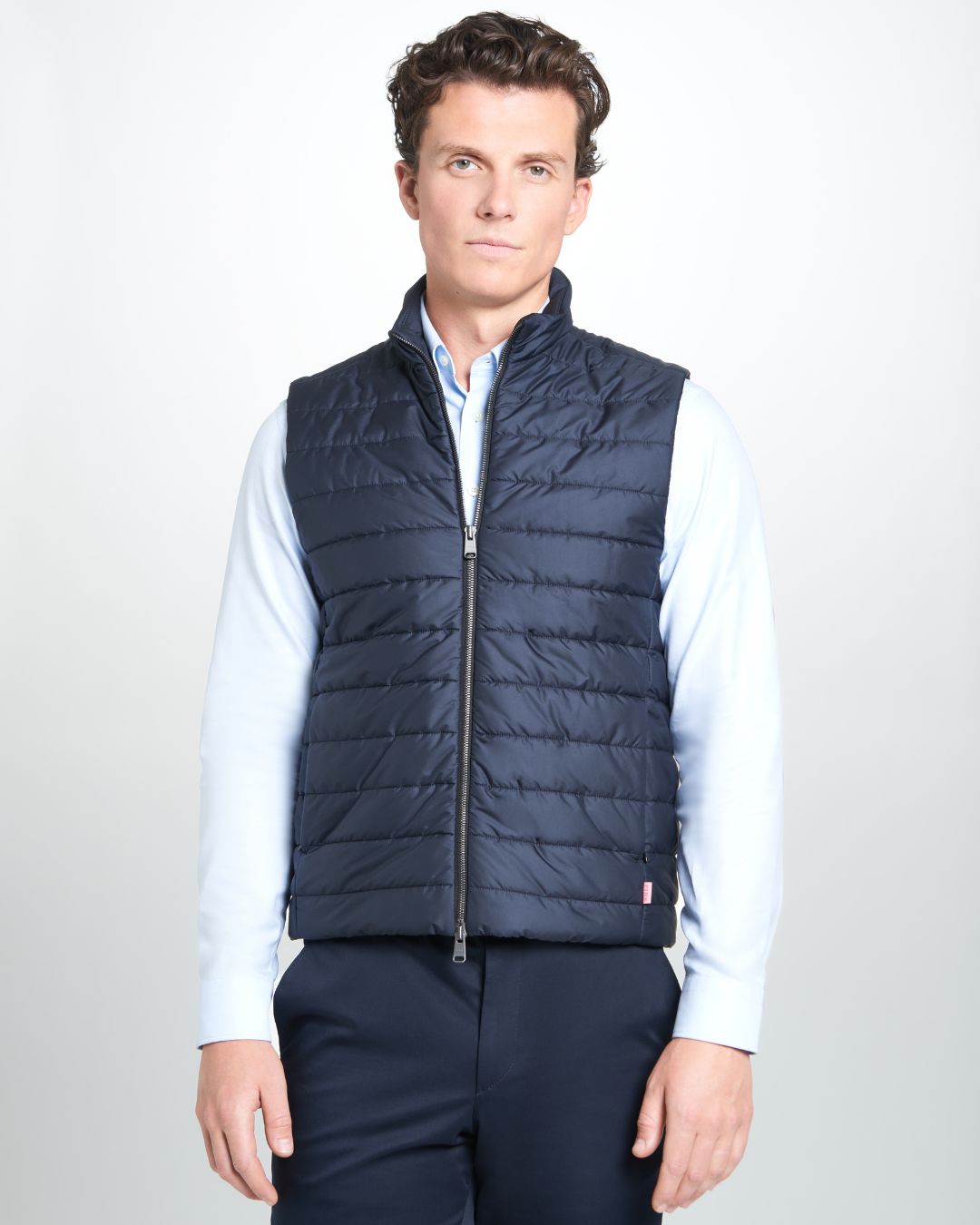 Navy Blue Padded Gilet
