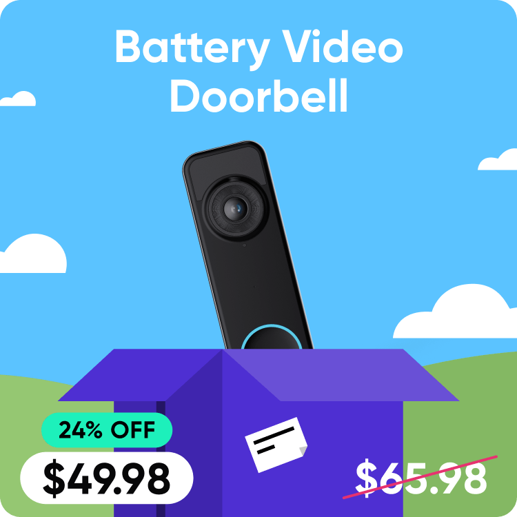 Save 24% on Battery Video Doorbell. Effortless, battery-powered porch protection.