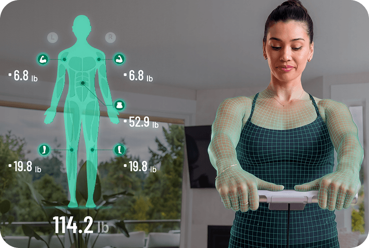 Track 50+ health metrics in the Wyze App with Scale Ultra BodyScan Plus