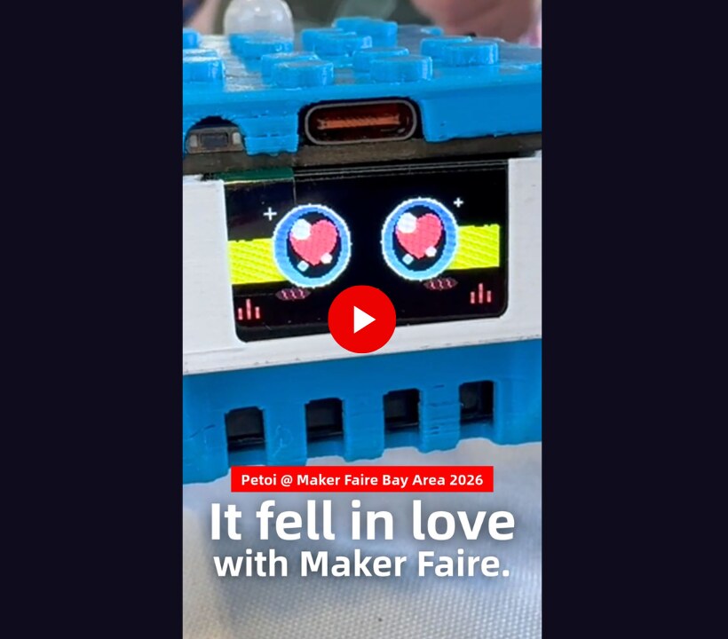 Live at the show, East Bay Makers Club’s co-founder vibecoded a new Quaddle eye expression in minutes—open source in action.