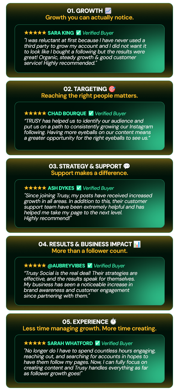Five things customers value beyond follower counts.