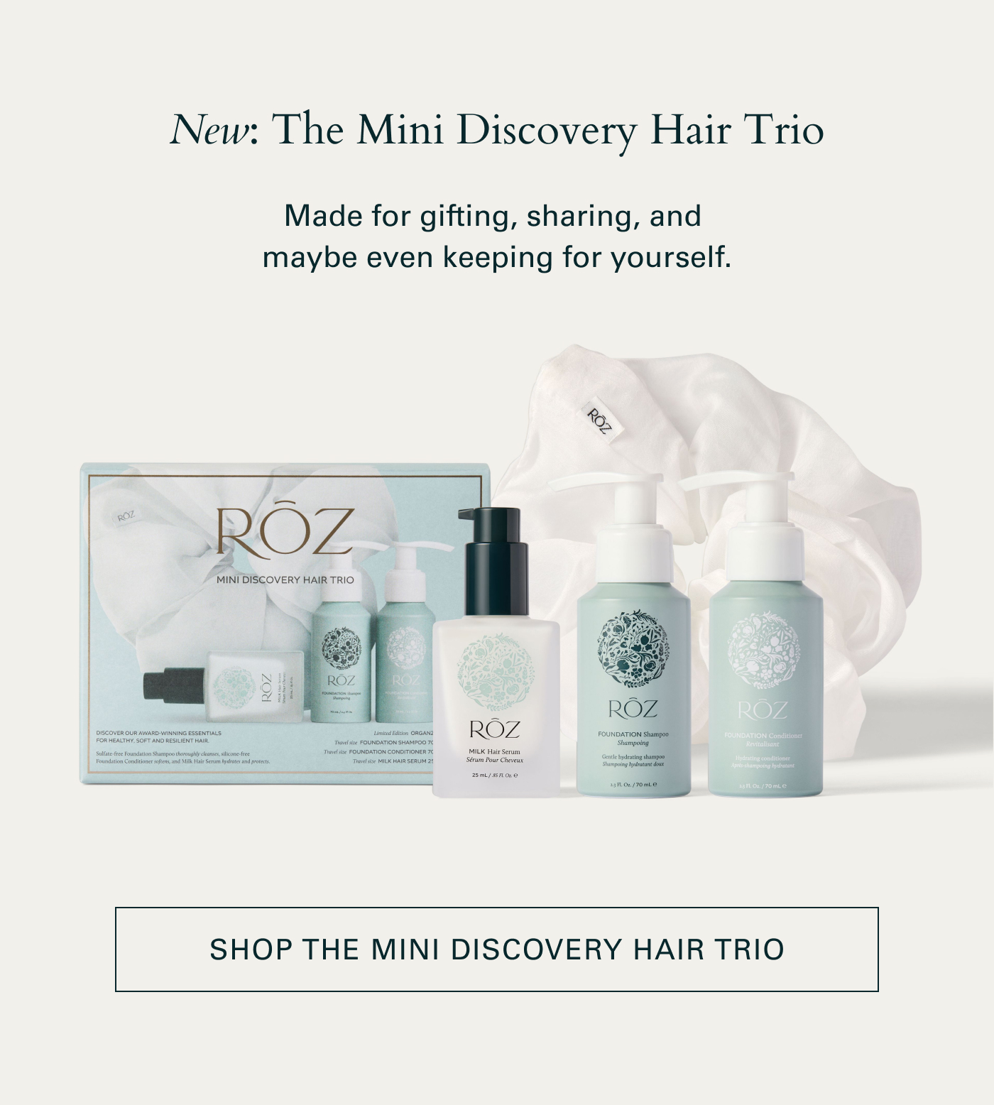 A travel-ready collection of best selling hair essentials
