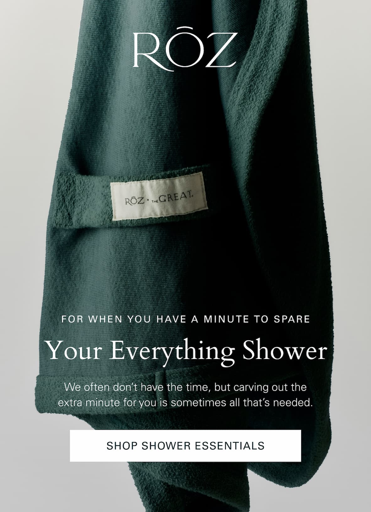 Your everything shower essentials